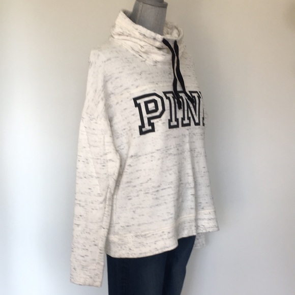 PINK Cowl Neck Pullover Sweatshirt, size Medium 🖤 - Picture 12 of 16